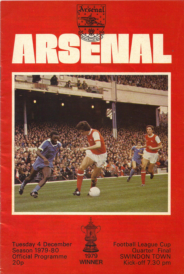 <b>Tuesday, December 4, 1979</b><br />vs. Arsenal (Away)